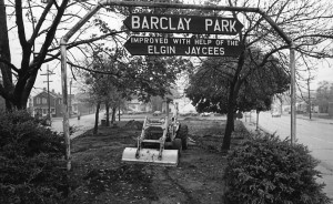 Barclay Park under construction