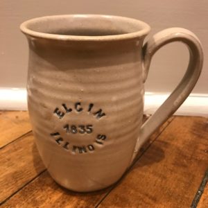 Stoneware pottery Elgin coffee mug