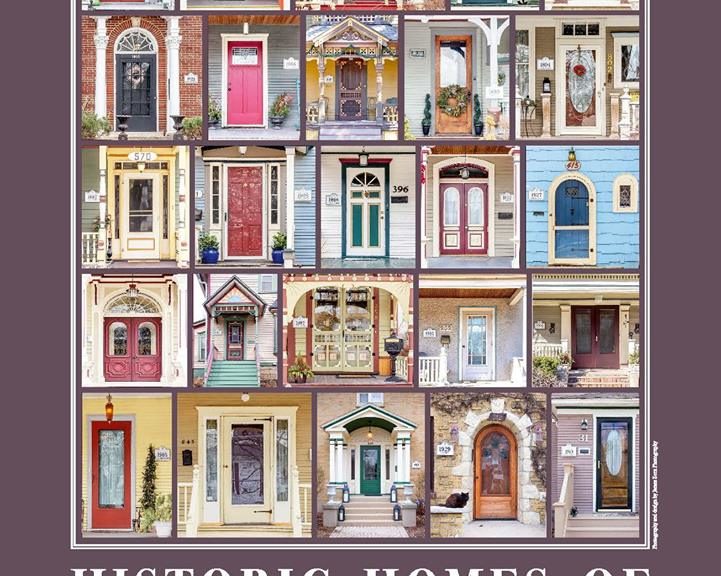 Historic Homes of Elgin, Illinois Poster