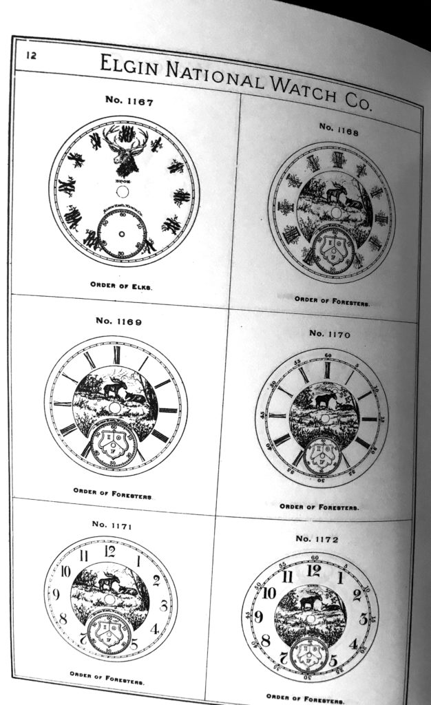 My Elgin’s All Right Watch Dials Catalog from Elgin National Watch