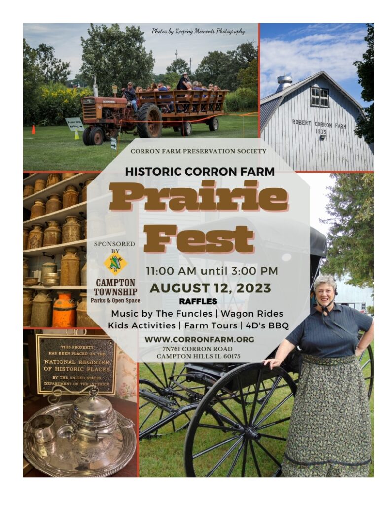 Prairie Fest at Historic Corron Farm Elgin History Museum