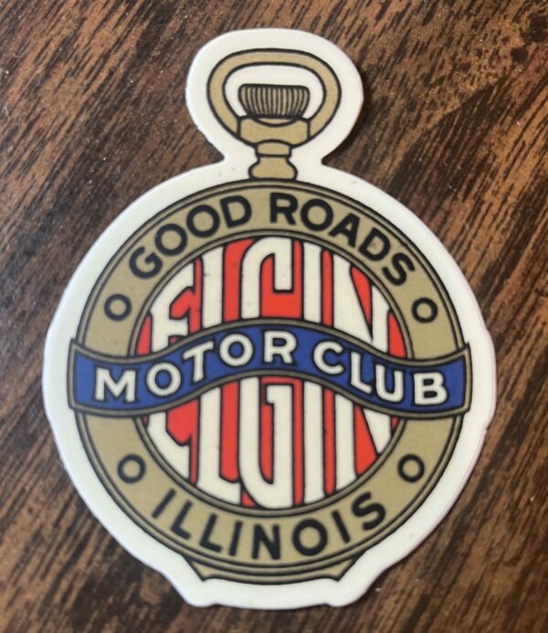Sticker, Elgin Motor Club