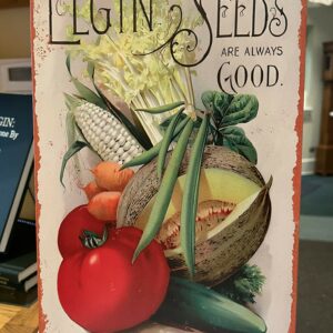 Sign, Elgin Seed Company