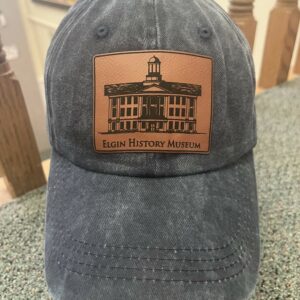 Hat, Elgin History Museum, Leatherette Patch