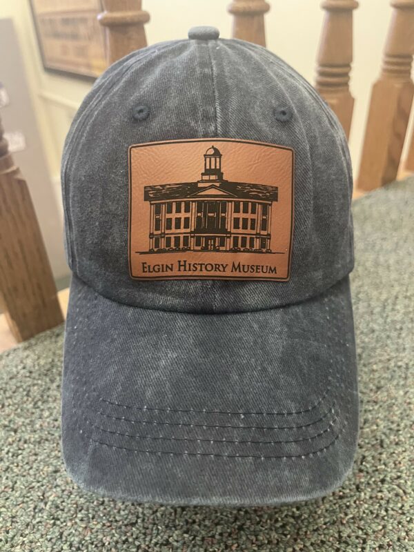 Hat, Elgin History Museum, Leatherette Patch