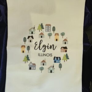 Tea Towel: Elgin, Illinois