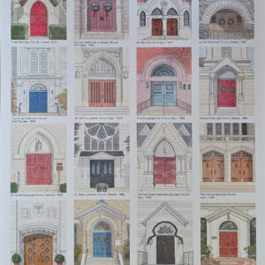 Poster, Historic Churches of Kane County by C. Cassell