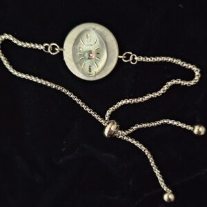 Bracelet, silver tone with Elgin Watch face