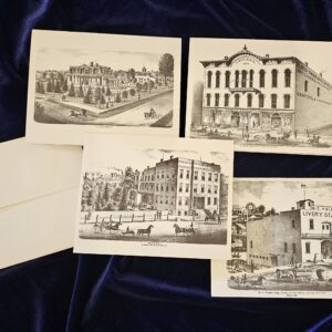Notecards, Asst Elgin Scenes four pack