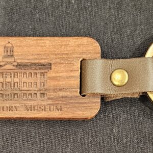 Keychain, Wooden Old Main Elgin History Museum