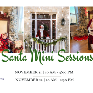 Mini Session with Santa, Sunday, Nov 22, 2026